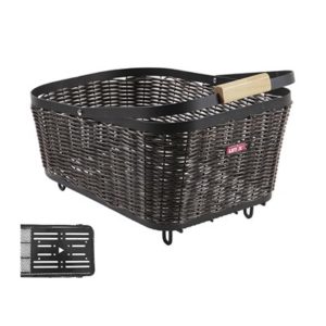 Cesta trasera Unix Baldo universal negro (45x31x20)
