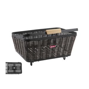 Cesta trasera Unix Beato universal negro (40x30x18)