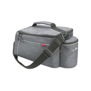 Bolsa trasera Klickfix Rackpack Light Racktime gris (19x37x18) (incluye adaptador)