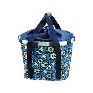 Bolsa manillar Klickfix Floral 1 15L azul (35x28x26)