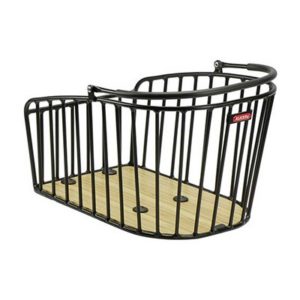 Cesta trasera Klickfix GT Racktime 21L aluminio negro/marron (42x28x25)