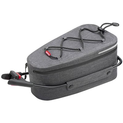 Bolsa a la tija de sillin Klickfix Contour SA impermeable 4L gris (16x27x14)