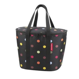 Bolsa termo para cesta Klickfix Reisenthel ISO 16L negro puntos (34x26x25)