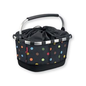 Bolsa delantera Klickfix GT Racktime negro puntos (42x33x28)