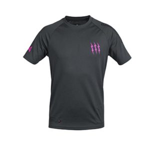 Camiseta Muc-off Riders gris oscuro/rosa
