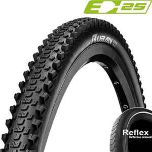 Cubierta Continental Ruban 27.5x2.60 rigida negro reflectante (65-584)