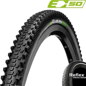 Cubierta Continental E-Ruban Plus 29x2.60 Plus Breaker rigida negro reflectante (65-622)