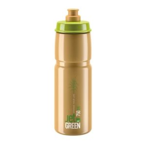 Bidon Elite Jet Green Brown 750 ml verde/marron logo blanco