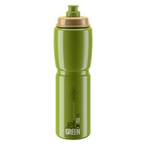 Bidon Elite Jet Green 950 ml verde oliva logo blanco