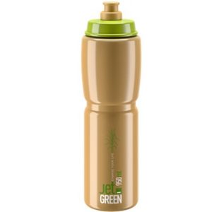 Bidon Elite Jet Green Brown 950 ml verde/marron logo blanco