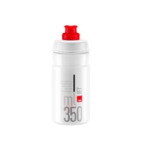 Bidon Elite Jet 350 ml Ø 66 mm negro logo rojo
