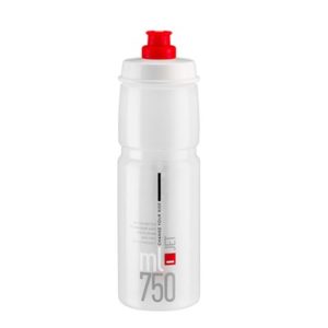 Bidon Elite Jet Plus 750 ml blanco logo rojo