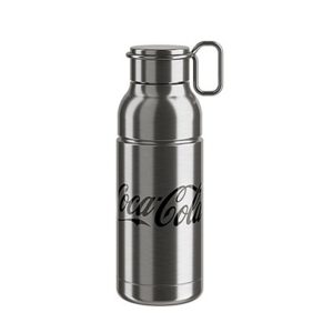 Bidon Elite Mia coca-Cola biodegradable 650 ml plata