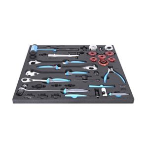 Kit herramientas Unior en bandeja 2 para banco de trabajo 4 bandejas