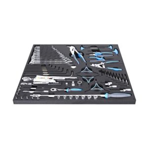 Kit herramientas Unior en bandeja 4 para banco de trabajo 4 bandejas