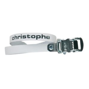 Juego de correas de pedal Zefal Christophe 516 cuero 370 mm blanco
