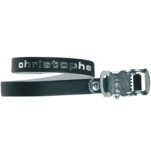 Juego de correas de pedal Zefal Christophe 516 cuero 370 mm negro