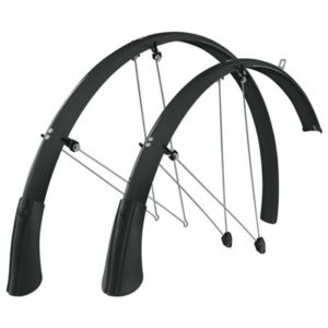 Juego de guardabarros SKS Longboard E Trekking 28"negro 45 mm