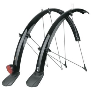 Juego de guardabarros SKS Trekking 28"con paso de cables y reflectante negro 45 mm