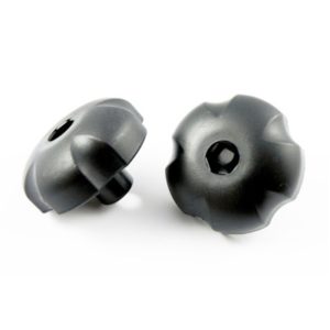 Kit Peruzzo 6 tuercas con pomos plastico diametro 8 mm
