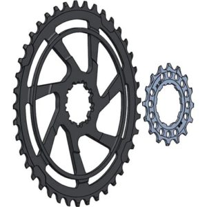 Kit conversion cassette Miche 1x10 MTB16+42 dientes compatible Shimano/SRAM