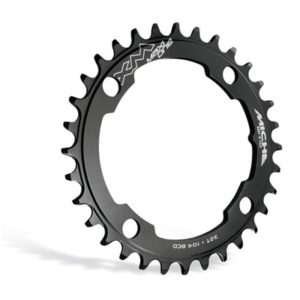 Plato Miche MTB/EBike 104 mm 4 brazos 1x11 negro 36 dientes