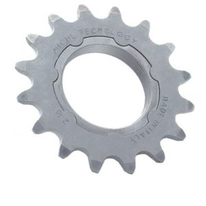Corona de pista Miche 1/8 18 dientes con portador plata
