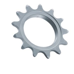 Corona de pista Miche 1/8 17 dientes con rosca plata