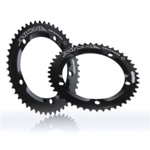 Plato Miche Pista Advanced 1/8" 5 brazos 144 BCD negro 54 dientes