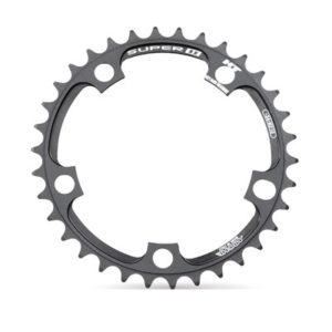Plato Miche Super11 Campagnolo 11V.interior 5 brazos 110 BCD negro 34 dientes