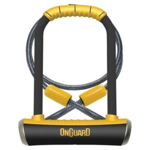 Antirrobo "U" con cable y soporte Pitbull Mini DT 8005 115 x 230 Ø 14 mm