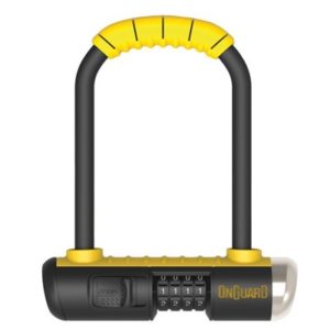 Antirrobo U Onguard Bulldog Mini 8013C 90 x 140mm, Ø 13mm, con soporte