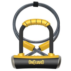 Antirrobo U Onguard con cadena y soporte Pitbull DT 8008 90 x 140 Ø 14 mm