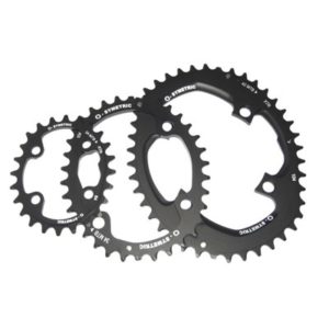 Kit platos Osymetric Stronglight 104/64 BCD 24x34x42 dientes negro 4 brazos