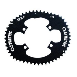 Kit platos Osymetric Stronglight 110 BCD para Shimano FC9000/FC6800 48x52 dientes negro 4 brazos