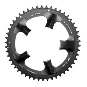 Plato Stronglight Shimano Dura Ace FC-7950 alu 10/11V.exterior 5 brazos 110 BCD negro 50 dientes