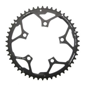 Plato Strong.E-Shifting Camp.S.rec.ultr.torque/Record/Chor/ath.alu 11V.ext.5 braz.110 BCD negro 50 D