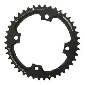 Plato Stronglight SRAM XX/X0/X7/X9 MTB alu 2x10V.exterior 4 brazos 120/80 BCD negro 45 (30) dientes
