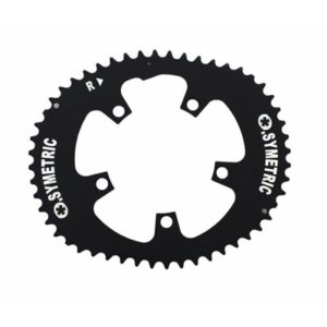 Kit platos Stronglight Osymetric 110 BCD 5 brazos para Campagnolo 52x38 dientes negro