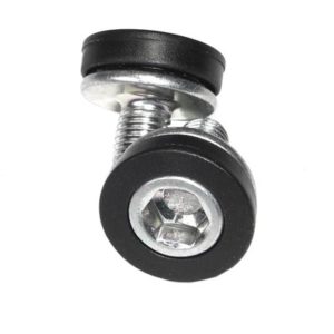 Juego de tornillos Stronglight para fijacion de bielas acero con protectores de plastico (2 uds)