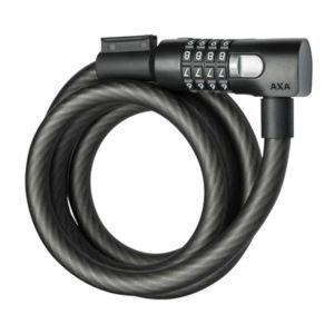 Candado cable AXA Resolute C15 combinacion 180 cm x 15 mm negro