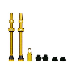 Juego valvulas Muc-off tubeless 80mm aluminio oro