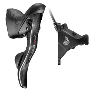 Maneta freno/cambio Campagnolo Record EP izquierda hidraulico 2V 160 mm pinza del. Flat mount negro