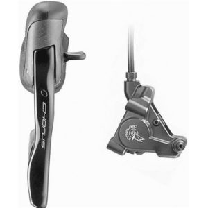 Maneta freno/cambio Campagnolo Super Record EPS izquierda hidr. 2V 140 mm pinza del. Flat mount negr