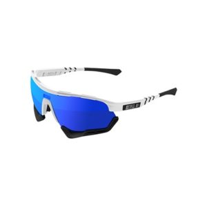 Gafas Scicon Aerotech SCNPP lente multireflejo azul/montura blanco