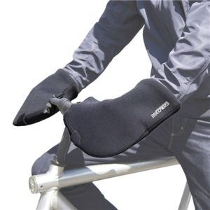 Guantes DS Covers Arcs para manillar recto impermeables negro