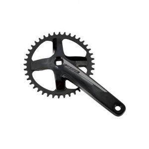 Juego de bielas y plato FSA Vero Pro JIS eje cuadrado 120 BCD 172.5 mm 42D aluminio negro