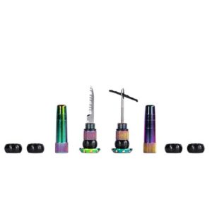 Kit mechas Muc-of reparacion tubeless para manillar arcoiris