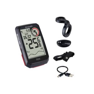 Kit ciclocomputador GPS Sigma Rox 4.0 HR 30 funciones negro
