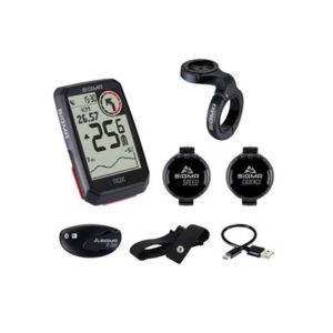 Kit ciclocomputador GPS Sigma Rox 4.0 Sensor 30 funciones negro